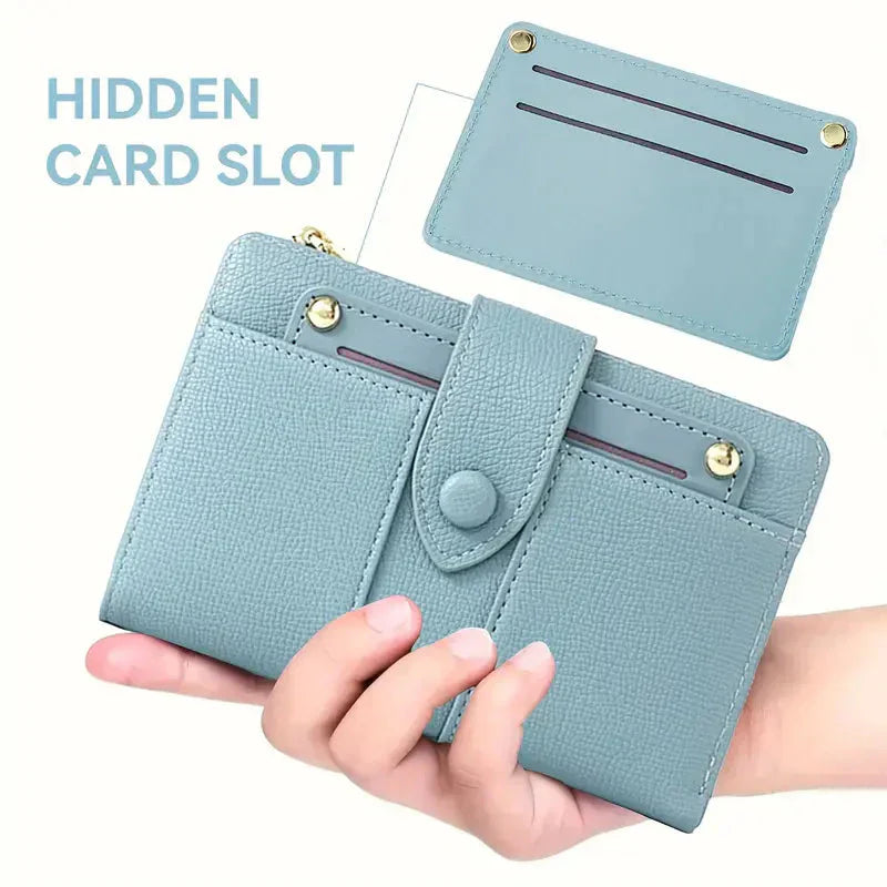 🔥Exclusive 2025 Luxury Sale✨ Women's Premium Leather Bifold Wallet (🩷Special Gift🩷Free)