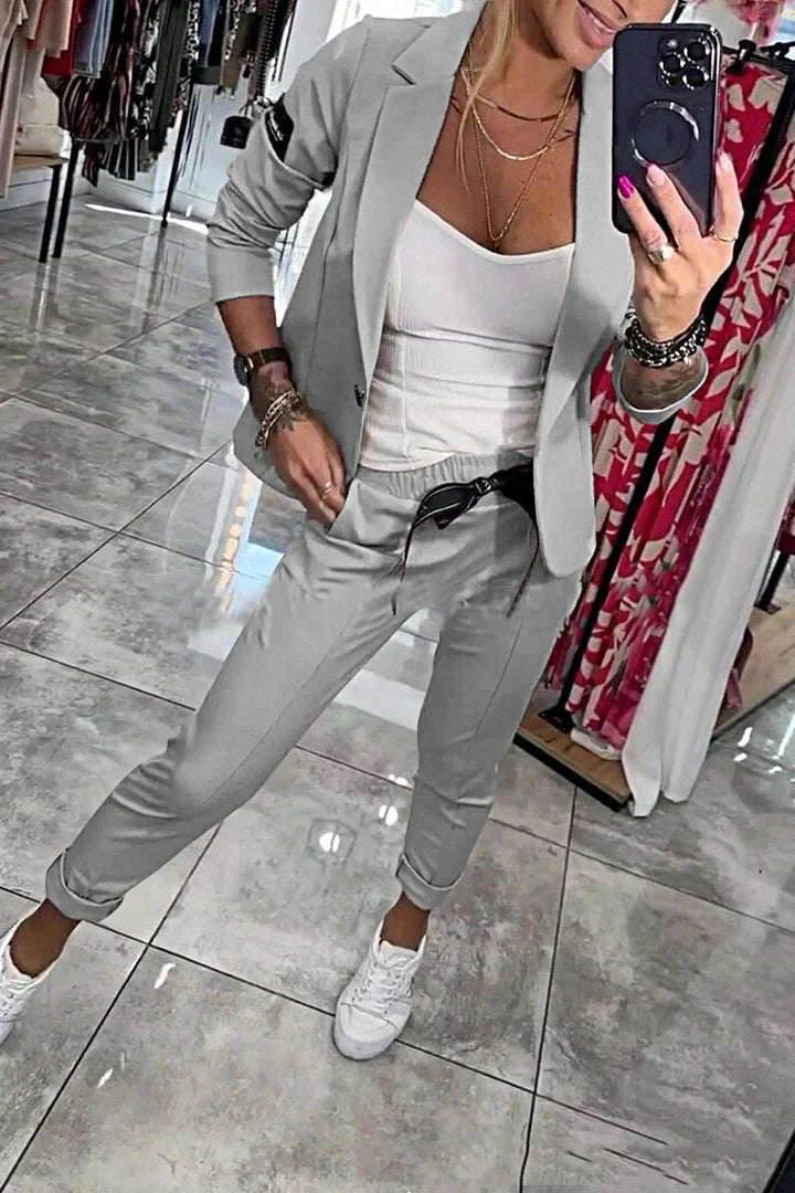 Women's Casual Suit Jacket Pants 2-Piece Set💖💖BUY 2 GET FREE SHIPPING