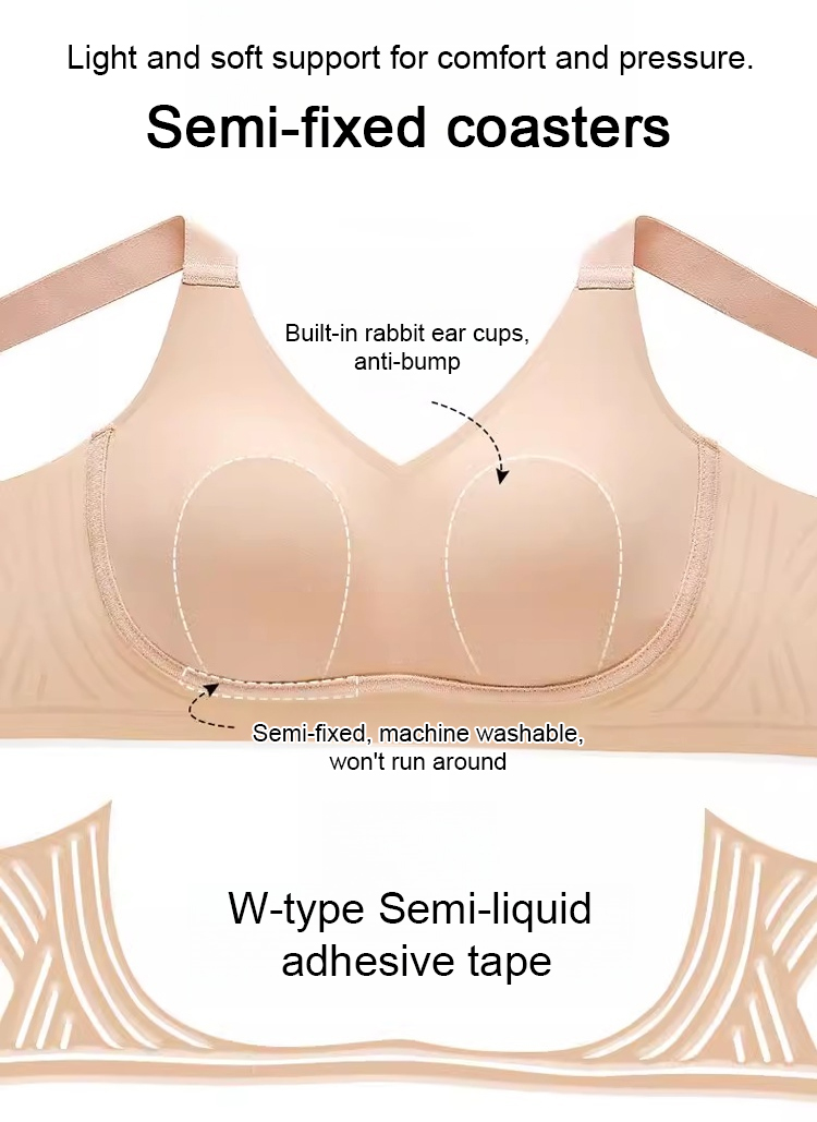 🔥Sale🏆Wire-Free Non-Marking Skin-Friendly Push-Up Bra
