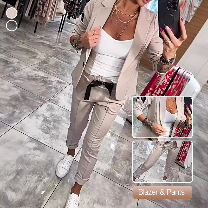 Women's Casual Suit Jacket Pants 2-Piece Set💖💖BUY 2 GET FREE SHIPPING