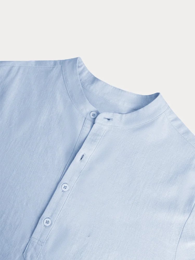đ„Men's Cotton Linen Casual Long Sleeve Shirt