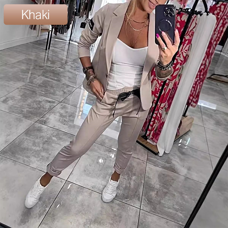 Women's Casual Suit Jacket Pants 2-Piece Set💖💖BUY 2 GET FREE SHIPPING