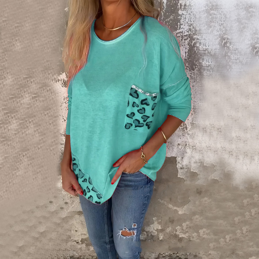 Women's Fashion Round Neck Loose Long Sleeve Top💖BUY 2 GET FREE SHIPPING