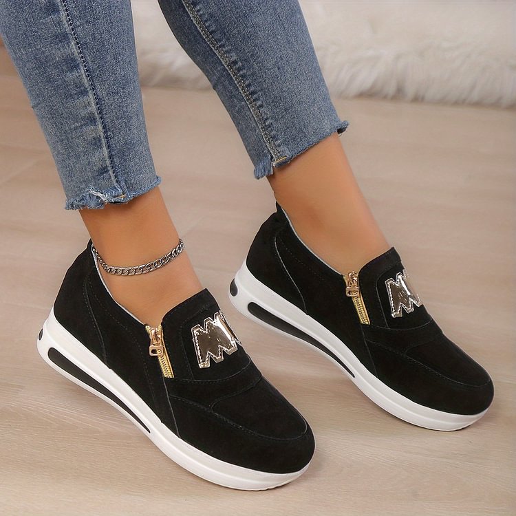 šWomen's Casual Platform Slip-on Sneakersš