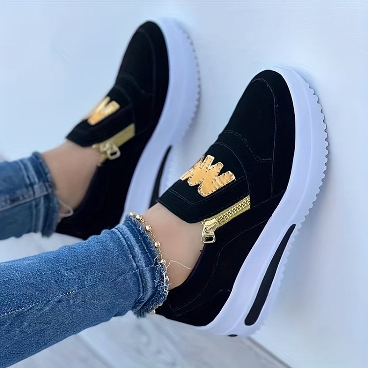 šWomen's Casual Platform Slip-on Sneakersš