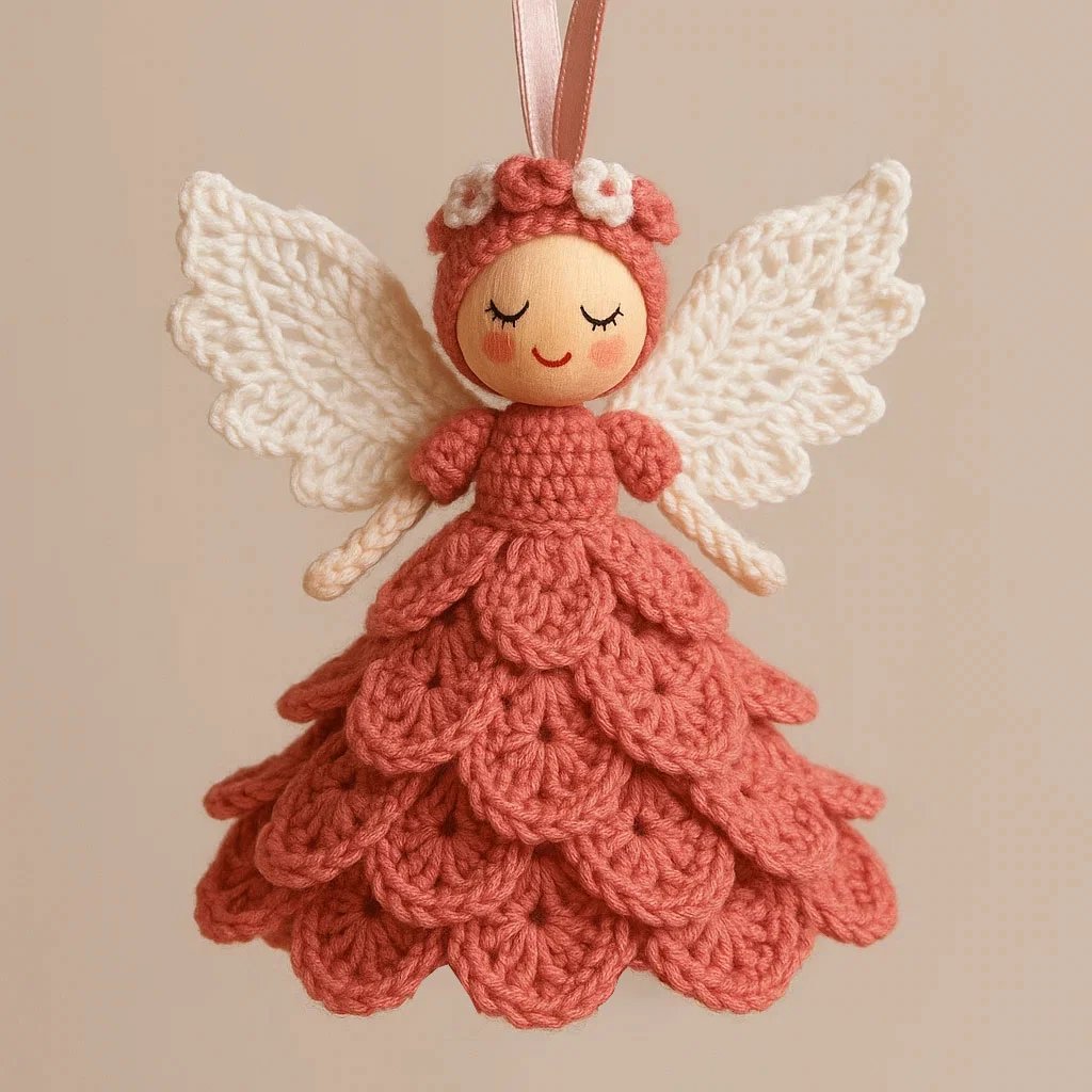 ⚡🔥Early Chrismas Sale 50% Off🎄Crochet your own angel - complete craft kit