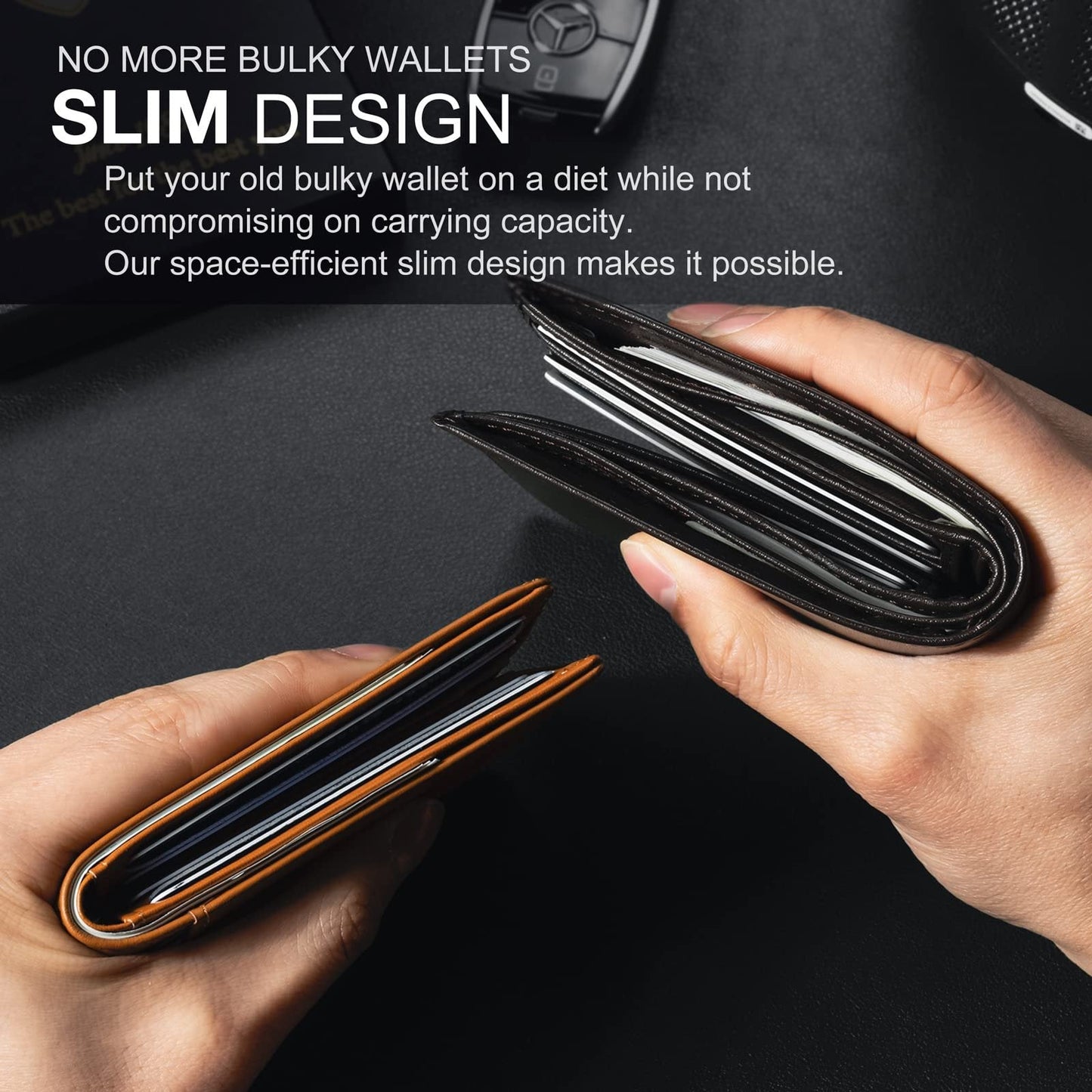 š„Hot Sale š„Mens Slim Wallet Rfid Blocking