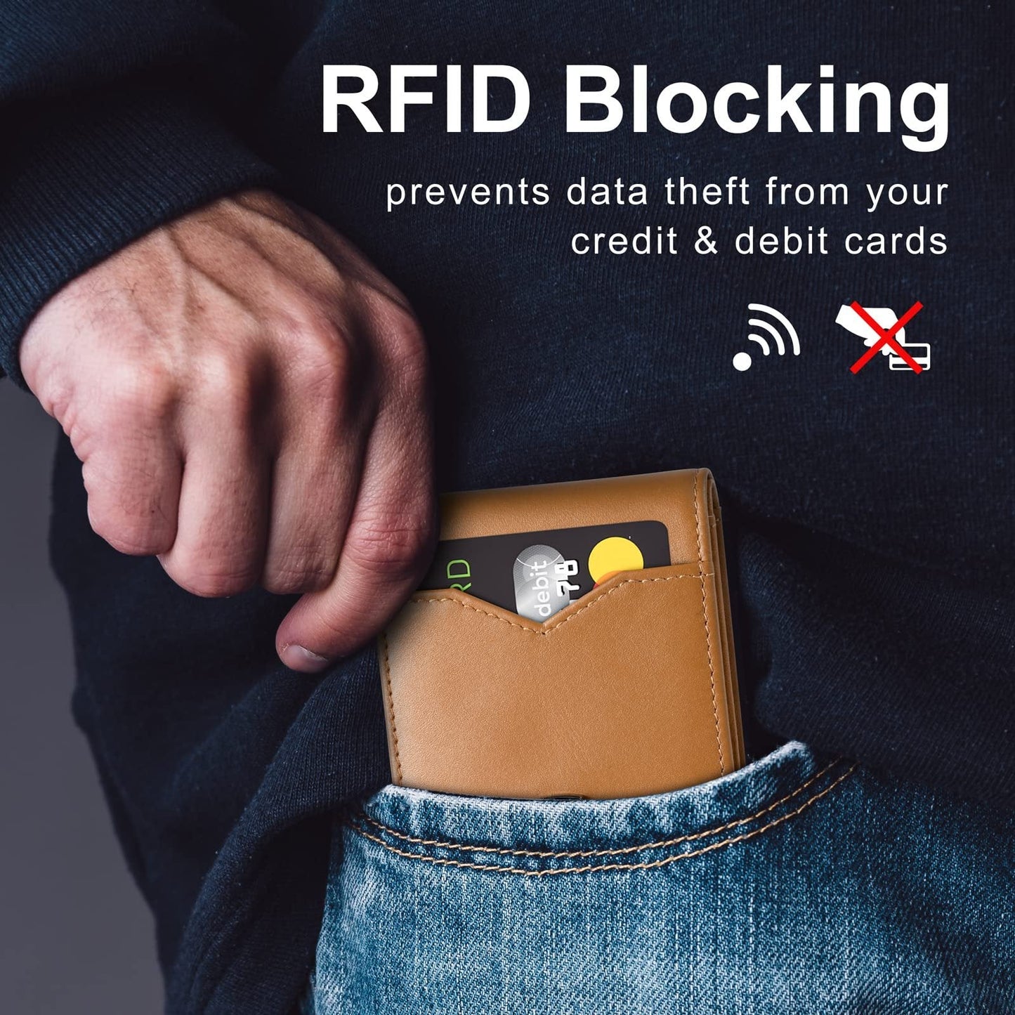 š„Hot Sale š„Mens Slim Wallet Rfid Blocking