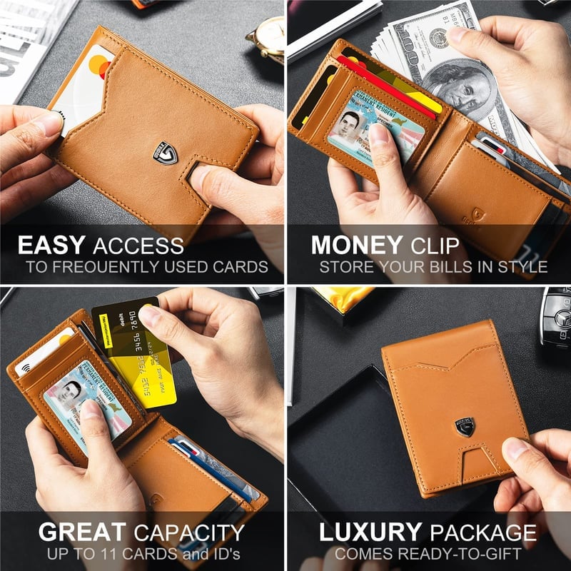 š„Hot Sale š„Mens Slim Wallet Rfid Blocking