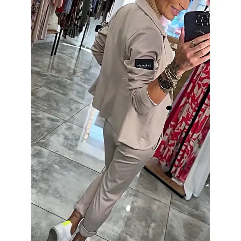 Women's Casual Suit Jacket Pants 2-Piece Set💖💖BUY 2 GET FREE SHIPPING