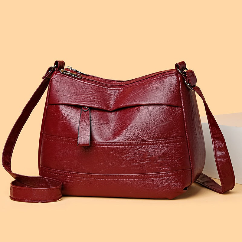 🥳New Arrival🔥Retro Large-Capacity Multilayer Shoulder Bag