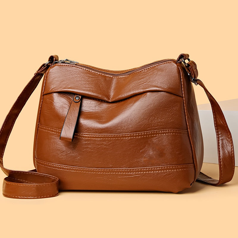 🥳New Arrival🔥Retro Large-Capacity Multilayer Shoulder Bag