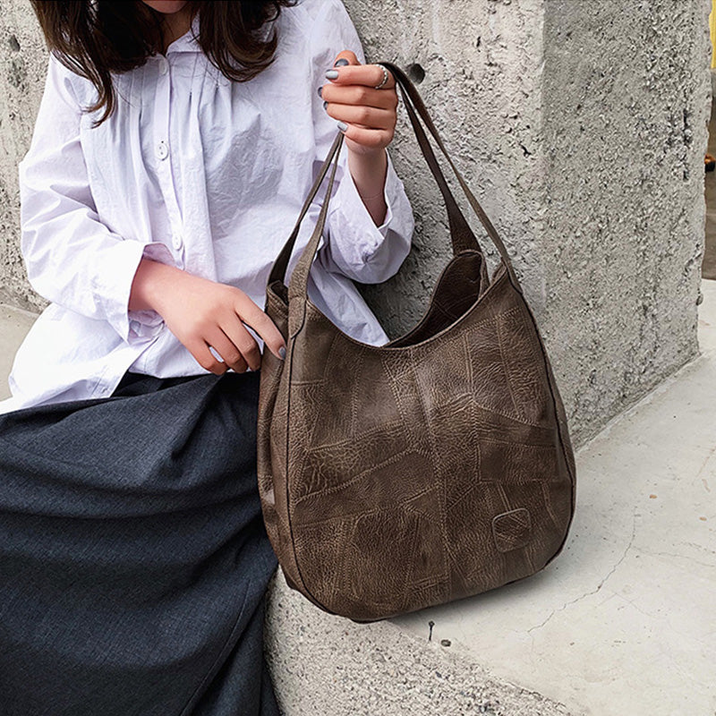 Women's Soft Leather Retro Large Capacity Shoulder Bag๐๐
