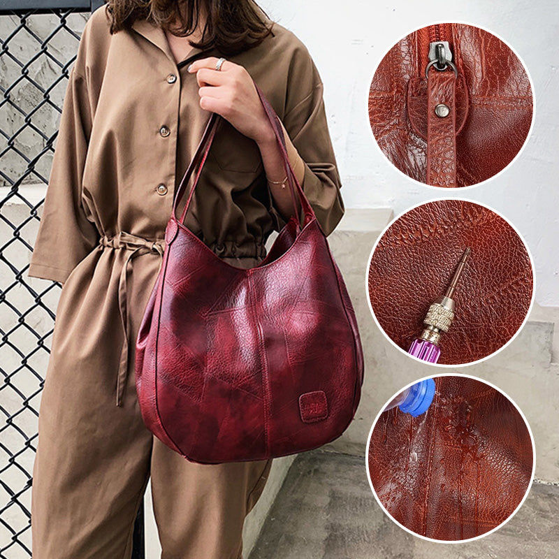 Women's Soft Leather Retro Large Capacity Shoulder Bag๐๐