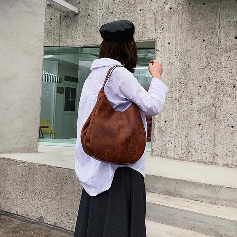 Women's Soft Leather Retro Large Capacity Shoulder Bag๐๐