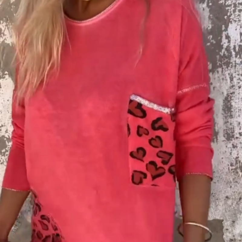 Women's Fashion Round Neck Loose Long Sleeve Top💖BUY 2 GET FREE SHIPPING