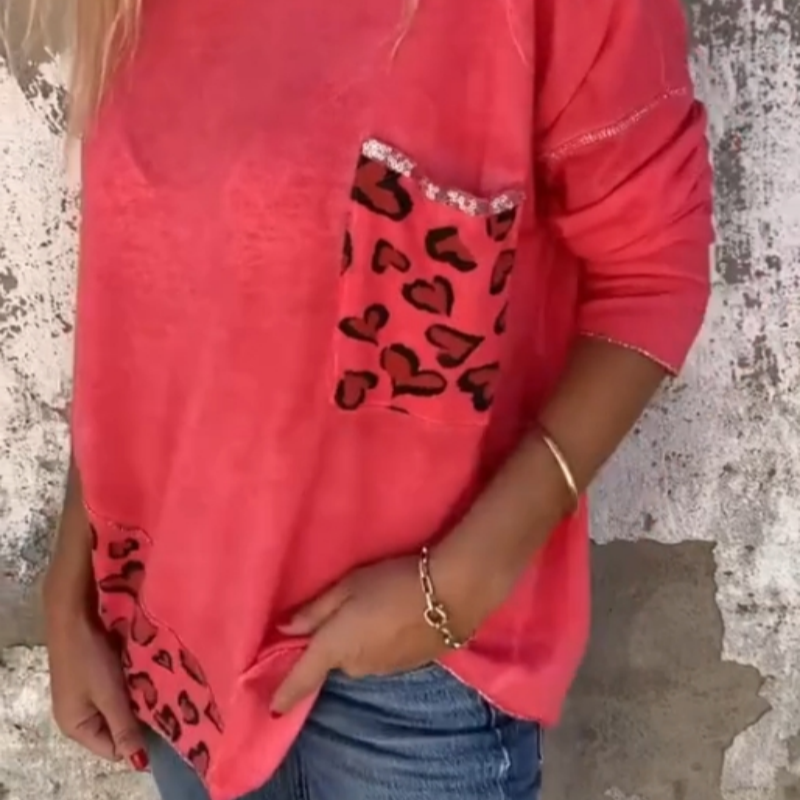 Women's Fashion Round Neck Loose Long Sleeve Top💖BUY 2 GET FREE SHIPPING