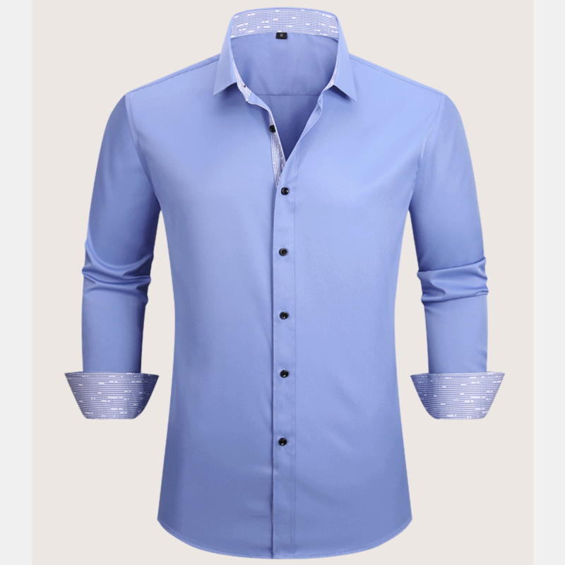 Men's Casual Business Long Sleeve Shirt