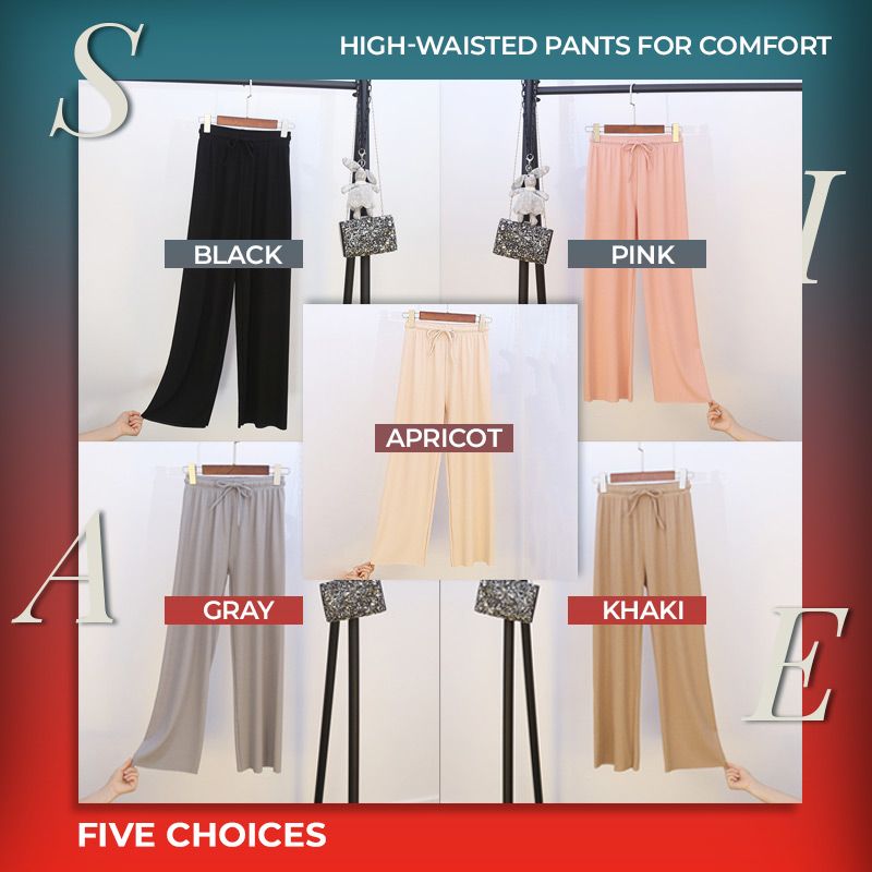 Women's Ice Silk Wide Leg Pants💖Spring sale-49% off