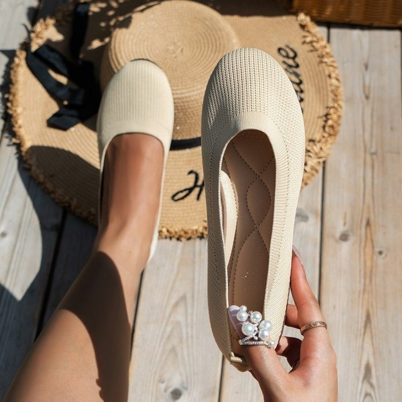 Round-Toe Flat Slip-On Women’s Shoes