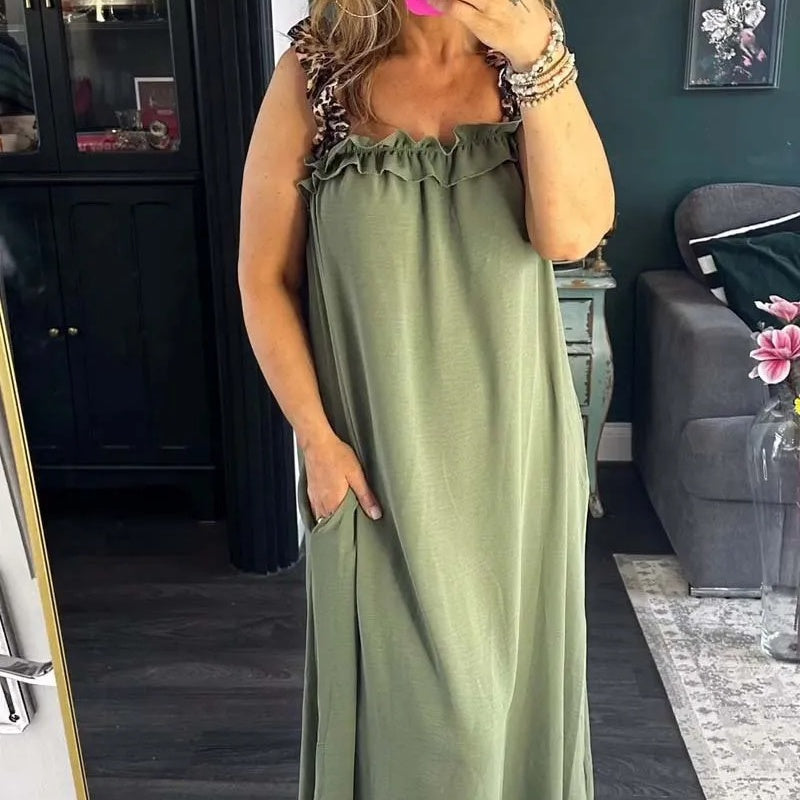 šSpring SpecialšCasual Sleeveless Maxi Dress with Pockets
