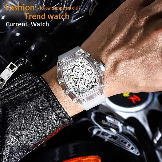 šHot Sale 50% OFFā³Fashion Hollowed Men Watches
