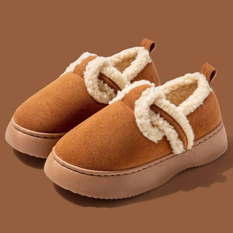 Women's Warm Closed-back Slippers