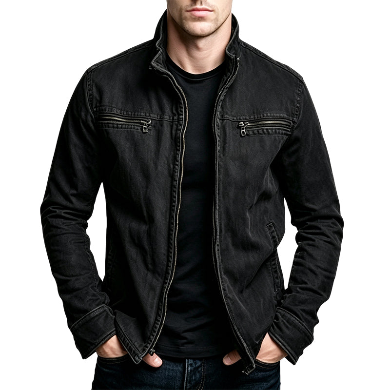 Men's Casual Slim Fit Cargo Jacket