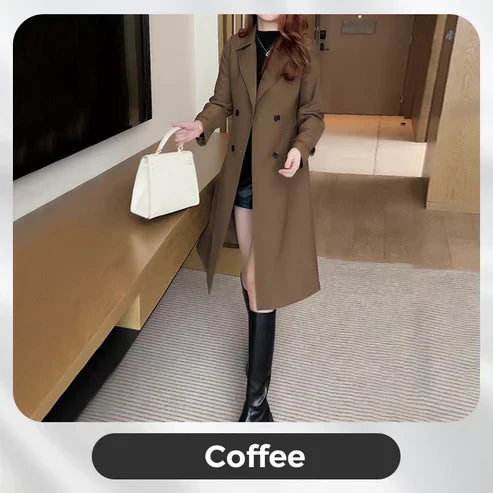 ❄️Winter Specials❄️ Women's Elegant Warm Trench Coat✨🔥 Free Shipping🔥