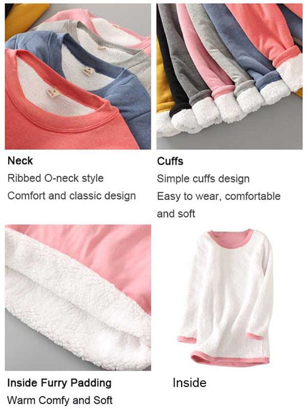 Women's NEW Casual Cotton Round Neck Solid Sweatshirt (S-5XL)