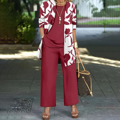 ⏰🔥LIMITED TIME 50% OFF! 👚 Women’s Casual Comfortable 3-Piece Outfit Set – Stylish, Soft & Perfect for Everyday Wear ✨💃