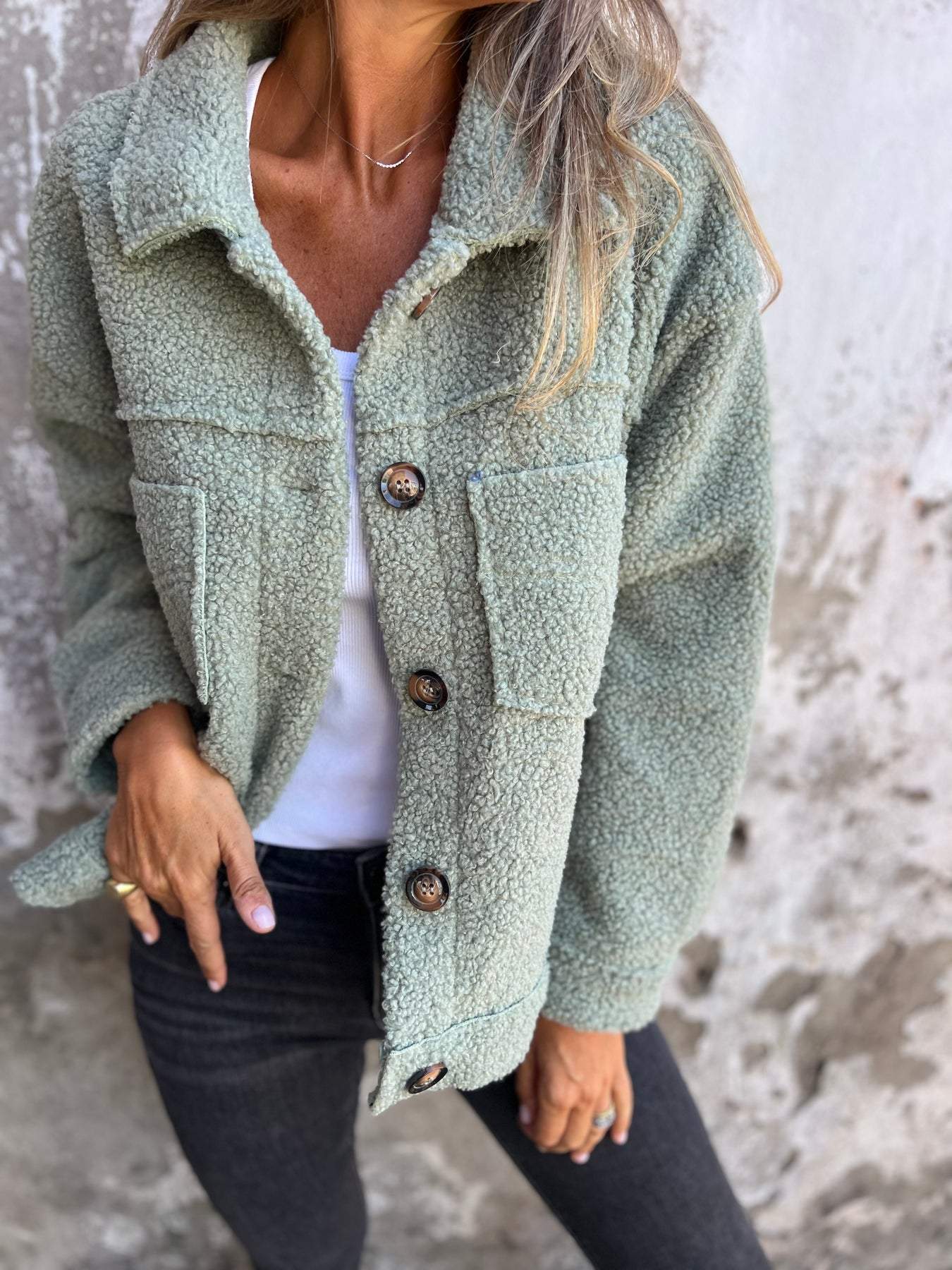 🍂Today's Lowest Price🍂Women's Warm Lapel Cropped Jacket