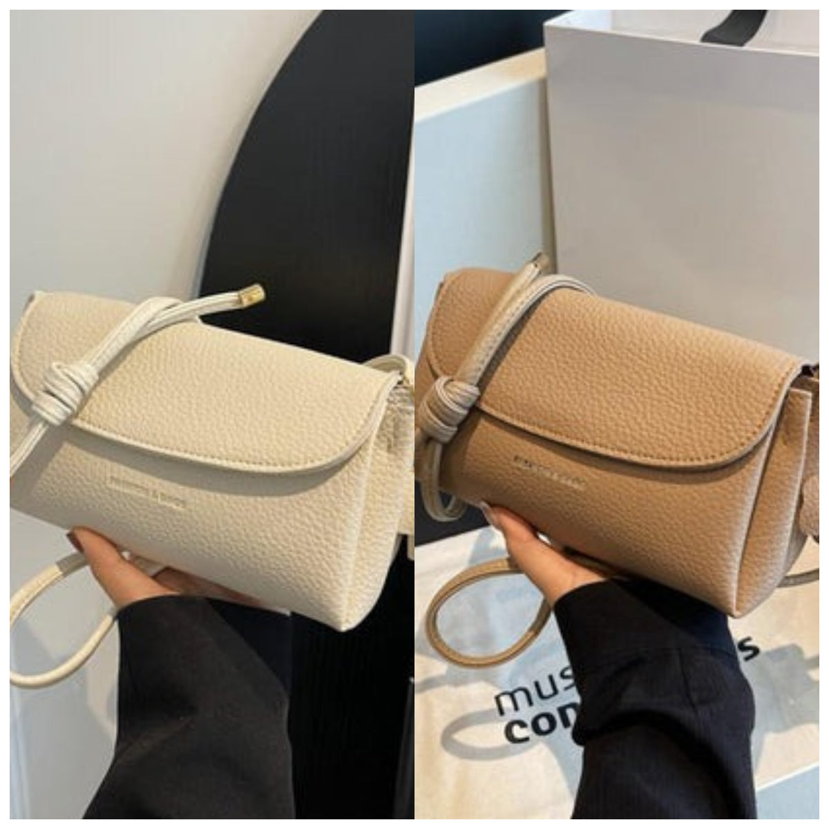 Women's  High end Fashion Crossbody Bag with Elephant Pendant