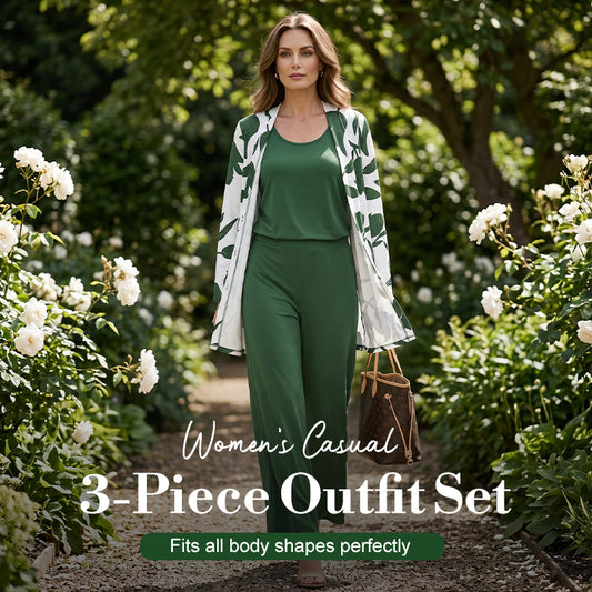 ⏰🔥LIMITED TIME 50% OFF! 👚 Women’s Casual Comfortable 3-Piece Outfit Set – Stylish, Soft & Perfect for Everyday Wear ✨💃