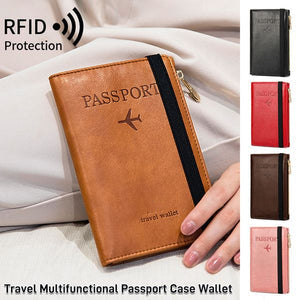 Leather Card Wallet With RFID Blocking