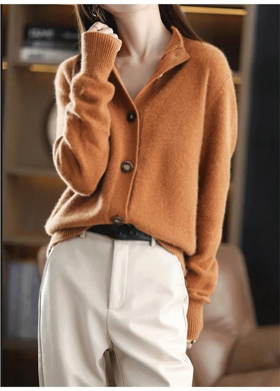 New Cashmere Knitted Cardigan