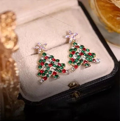 Sparkling Christmas Tree Earrings - The Perfect Christmas Gift