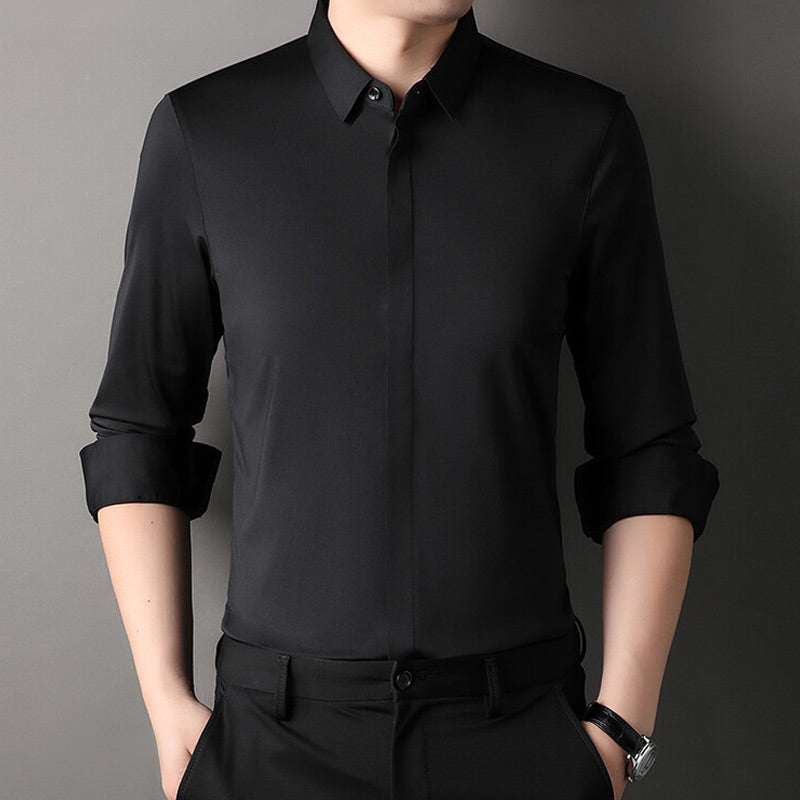🎉2025 New Products Hot Sale✨Men's Wrinkle-Free Stretch Dress Shirt