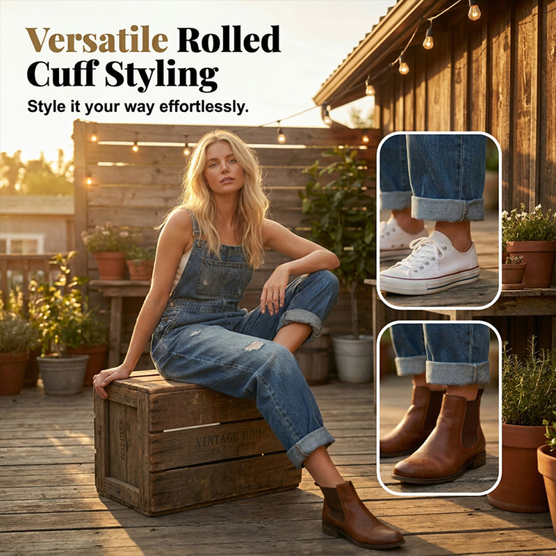 🔥New Arrivals & Special Offers-Women's Casual Baggy Denim Overalls with Pockets