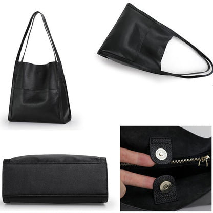 🔥HOT SALE 49% OFF - Simple solid color PU leather shoulder bag