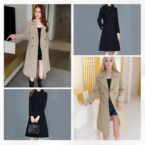 ❄️Winter Specials❄️ Women's Elegant Warm Trench Coat✨🔥 Free Shipping🔥