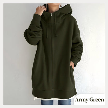 💥Limited Time Special Offer 50% off🔥Women's Autumn/Winter Zipper Hooded Sweater