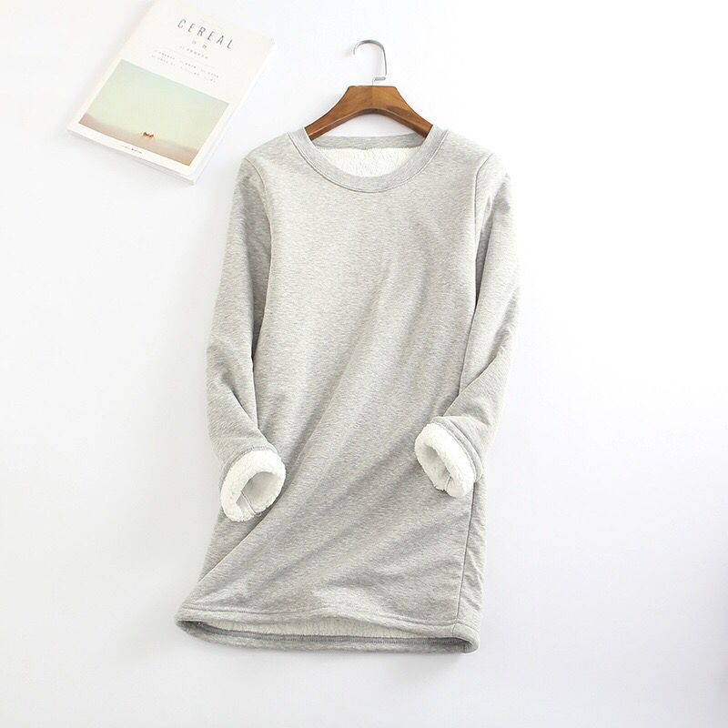 Women's NEW Casual Cotton Round Neck Solid Sweatshirt (S-5XL)