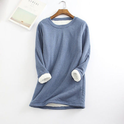 Women's NEW Casual Cotton Round Neck Solid Sweatshirt (S-5XL)