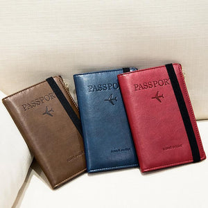 Leather Card Wallet With RFID Blocking