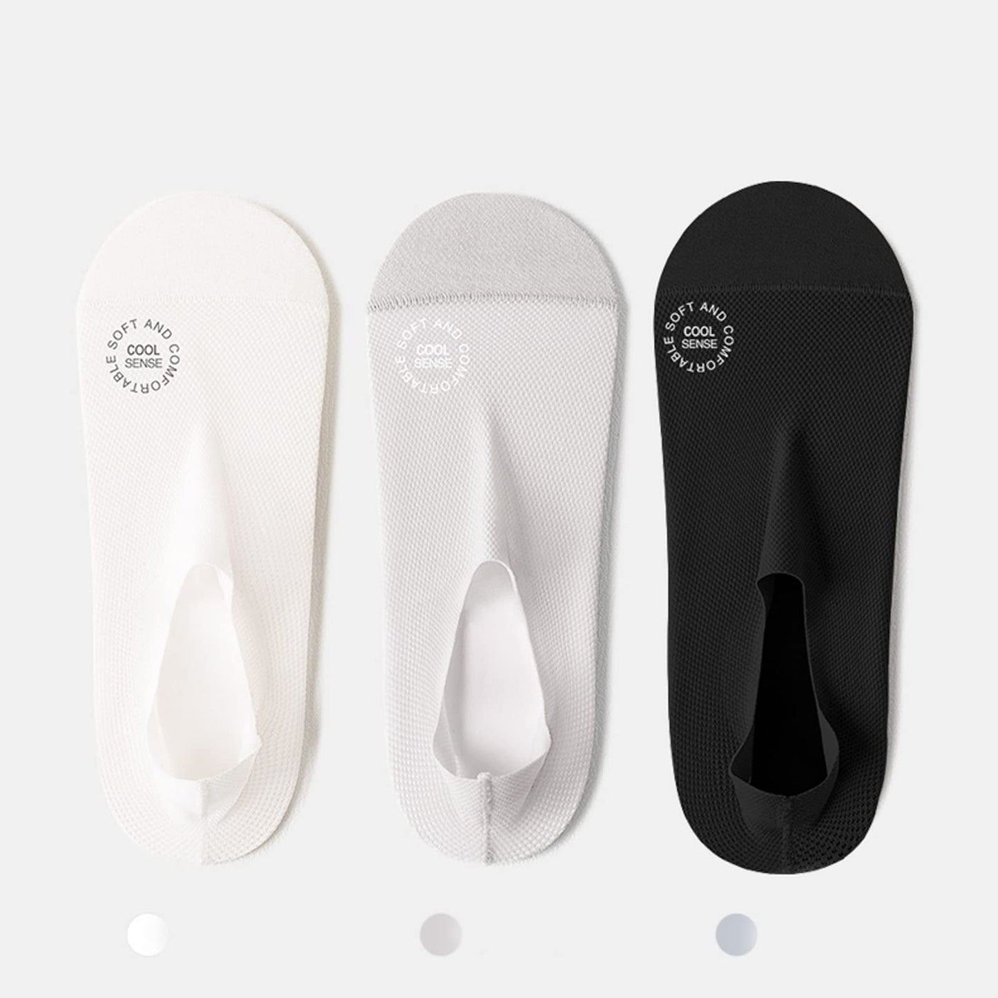 3 Pairs🔥Ultra Thin Liner Socks Non Slip No Show Socks !!
