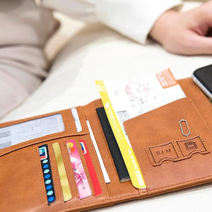 Leather Card Wallet With RFID Blocking