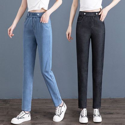 Women’s Ultra-Thin Straight-leg Jeans