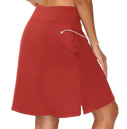 Women's 20" Knee Length Skorts Golf Tennis Skirt