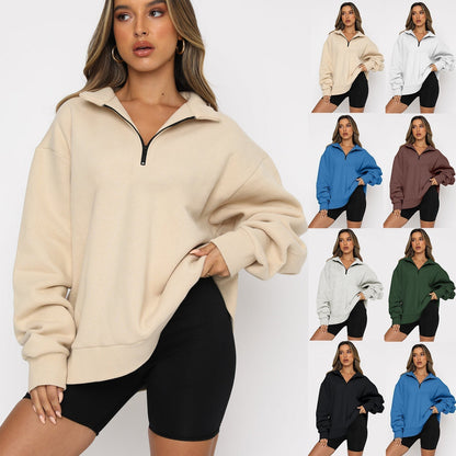 💥Black Friday Hot Sales - 49% OFF🔥Women's Half Zip Pullover Long Sleeve Sweatshirts